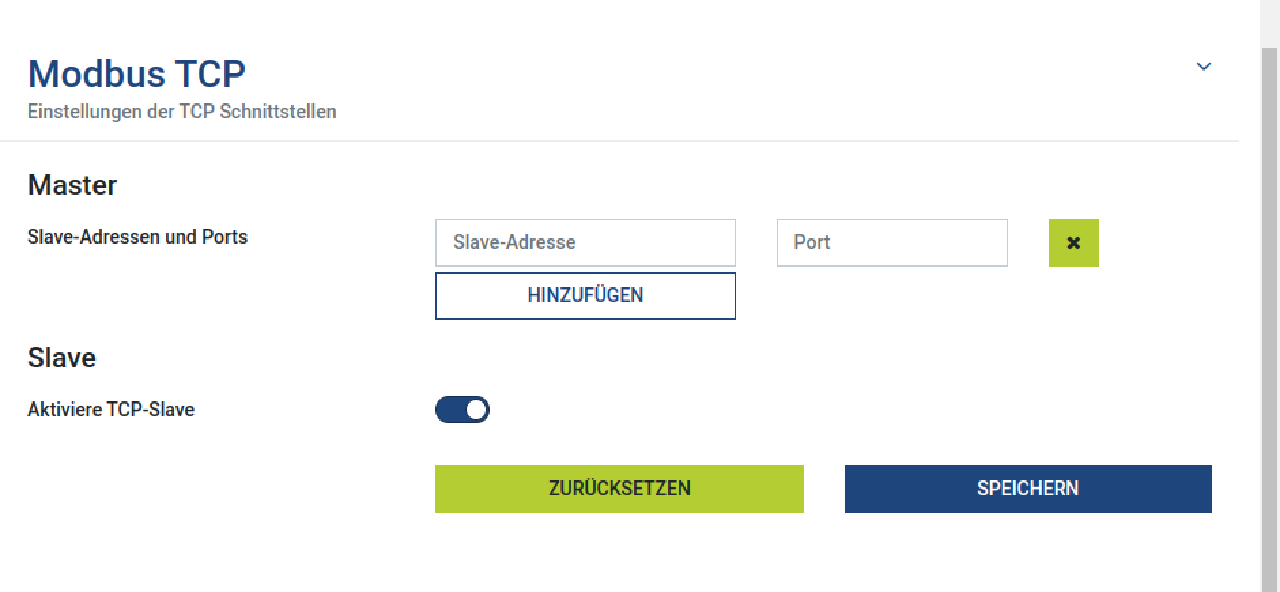 Modbus KSEM